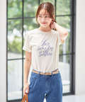 コットン ロゴプリント Tシャツ