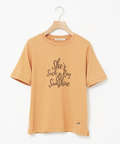 コットン ロゴプリント Tシャツ