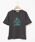 コットン ロゴプリント Tシャツ