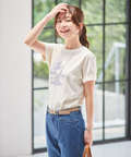 コットン ロゴプリント Tシャツ