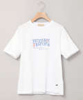 プレーティング天竺 ロゴプリント Tシャツ【一部店舗限定】