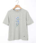 コスモス プリント Tシャツ