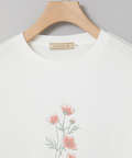 コスモス プリント Tシャツ