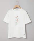 コスモス プリント Tシャツ