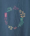 フラワーリース プリント  Tシャツ