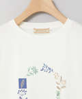 フラワーリース プリント  Tシャツ