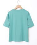 フラワーリース プリント  Tシャツ