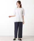 レース チュニック丈 Tシャツ