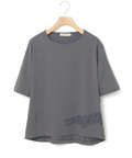 プレーティング天竺 ワニプリント Tシャツ【UVカット】