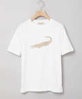モチーフプリント 天竺 Tシャツ【UVカット】【オンラインショップ・一部店舗限定】