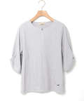 サッカーストライプ 袖タック カットソー【オンラインショップ・一部店舗限定】