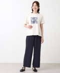 天竺 プリント Tシャツ【オンラインショップ・一部店舗限定】