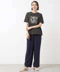 天竺 プリント Tシャツ【オンラインショップ・一部店舗限定】