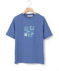 プレーティング天竺 プリント Tシャツ【オンラインショップ・一部店舗限定】