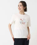 プレーティング天竺 プリント Tシャツ【オンラインショップ・一部店舗限定】