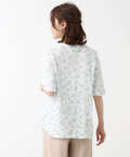 花柄 チュニック Tシャツ【UVカット】【オンラインショップ・一部店舗限定】