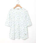 花柄 チュニック Tシャツ【UVカット】【オンラインショップ・一部店舗限定】