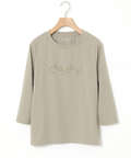 ロゴプリント 七分袖 Tシャツ