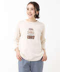 プリント 七分袖 Tシャツ