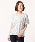 総柄プリントTシャツ