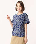 総柄プリントTシャツ