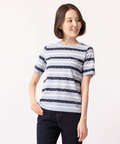 ☆5/8読売新聞掲載☆ジャガードボーダーTシャツ