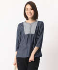 別布切り替えTシャツ【吸汗速乾】【UVカット】