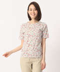 クロコダイルレディス 総柄プリントTシャツ