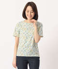 クロコダイルレディス 総柄プリントTシャツ