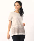 レースプリントTシャツ
