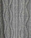 ウールブレンド ケーブル ニットカーディガン【一部店舗限定】