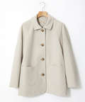 ミドル丈 ステンカラー コート
