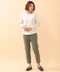 美シルエット スティック パンツ【接触冷感】【WEB・一部店舗限定】
