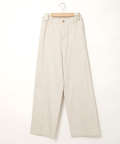 ウエストゴム タック ワイド パンツ