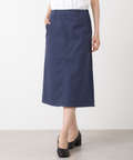 リネンブレンド Aライン スカート