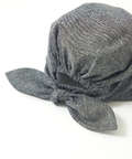 リネンブレンド ダンガリー ジョッキーハット【UVカット】【手洗いOK】
