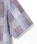 昼夜織り マルチストライプ シャツ【日本製生地】