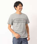 パネルボーダー柄プリントTシャツ【トランスドライ】