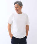 プレーティング天竺 クルーネック Tシャツ
