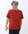 プレーティング天竺 クルーネック Tシャツ