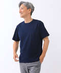 プレーティング天竺 クルーネック Tシャツ