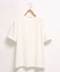 プレーティング天竺 クルーネック Tシャツ
