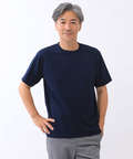 プレーティング天竺 クルーネック Tシャツ