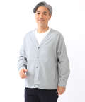 シボ加工 ストレッチ カーディガン【WEB・一部店舗限定】【セットアップ対応】