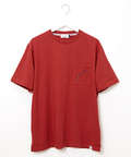 クルーネック ポケットロゴ Tシャツ