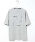 プリント クルーネック Tシャツ