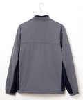 フリース切り替え スタンドカラー ブルゾン
