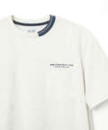 鹿の子 襟デザイン Tシャツ