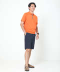 ロゴプリント ニット ポロシャツ【ZERO POLO SHIRT】