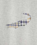 クロコダイルタータン プリント Tシャツ